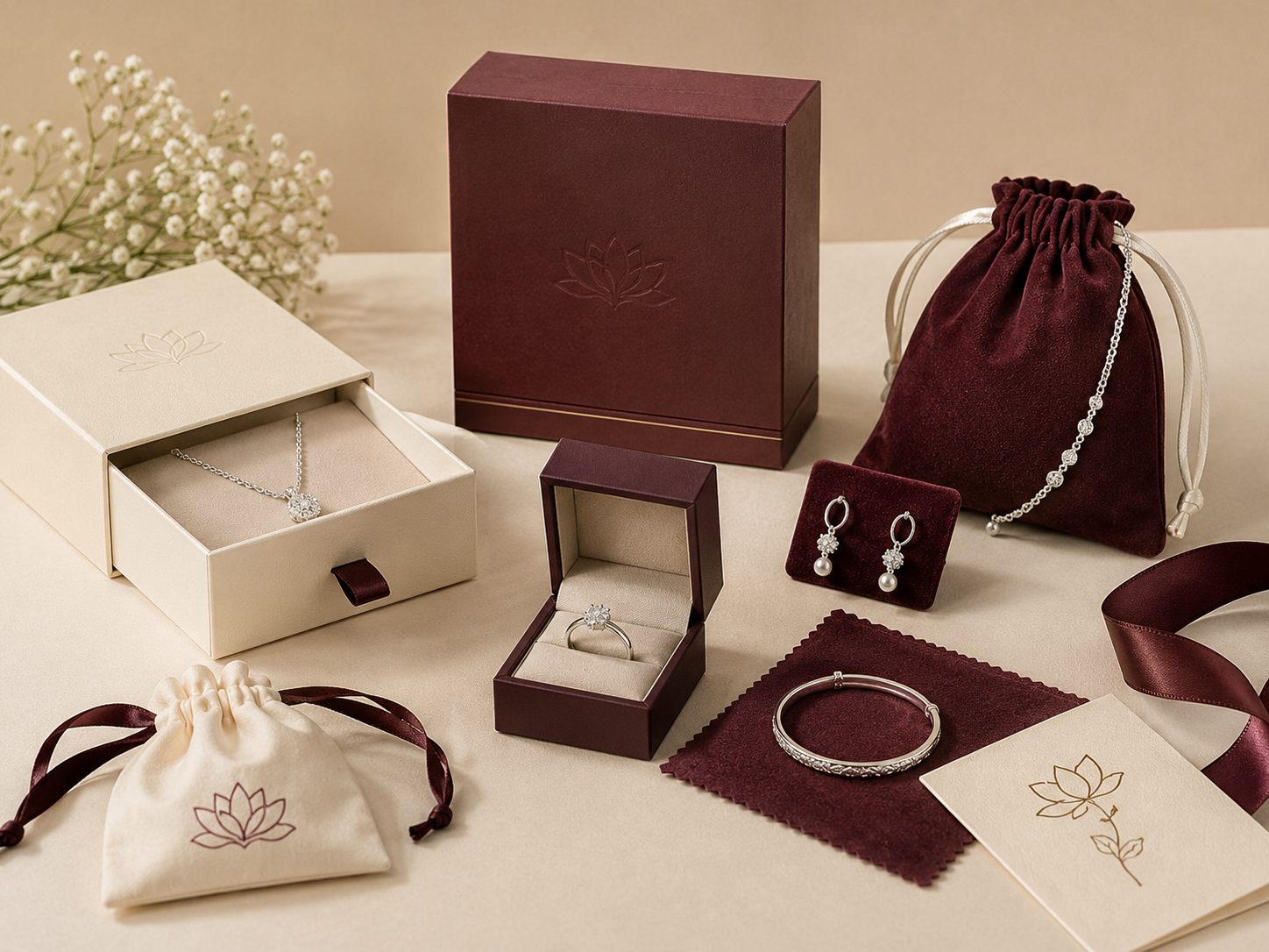 Gift-ready Poornima Silver packaging presentation